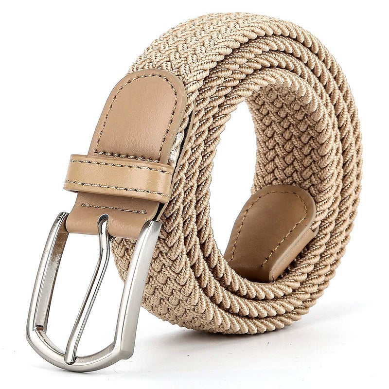 Radmire Braided Canvas Woven Elastic Stretch Belts for Men/Women/Junior with Multicolored - Image 1